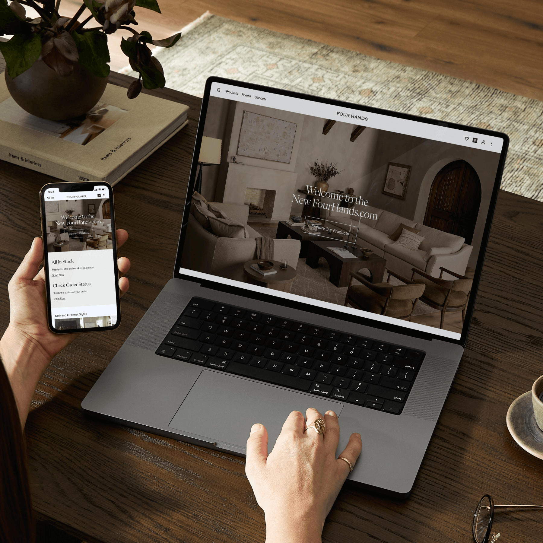 Hand Website Website Features | Four Hands