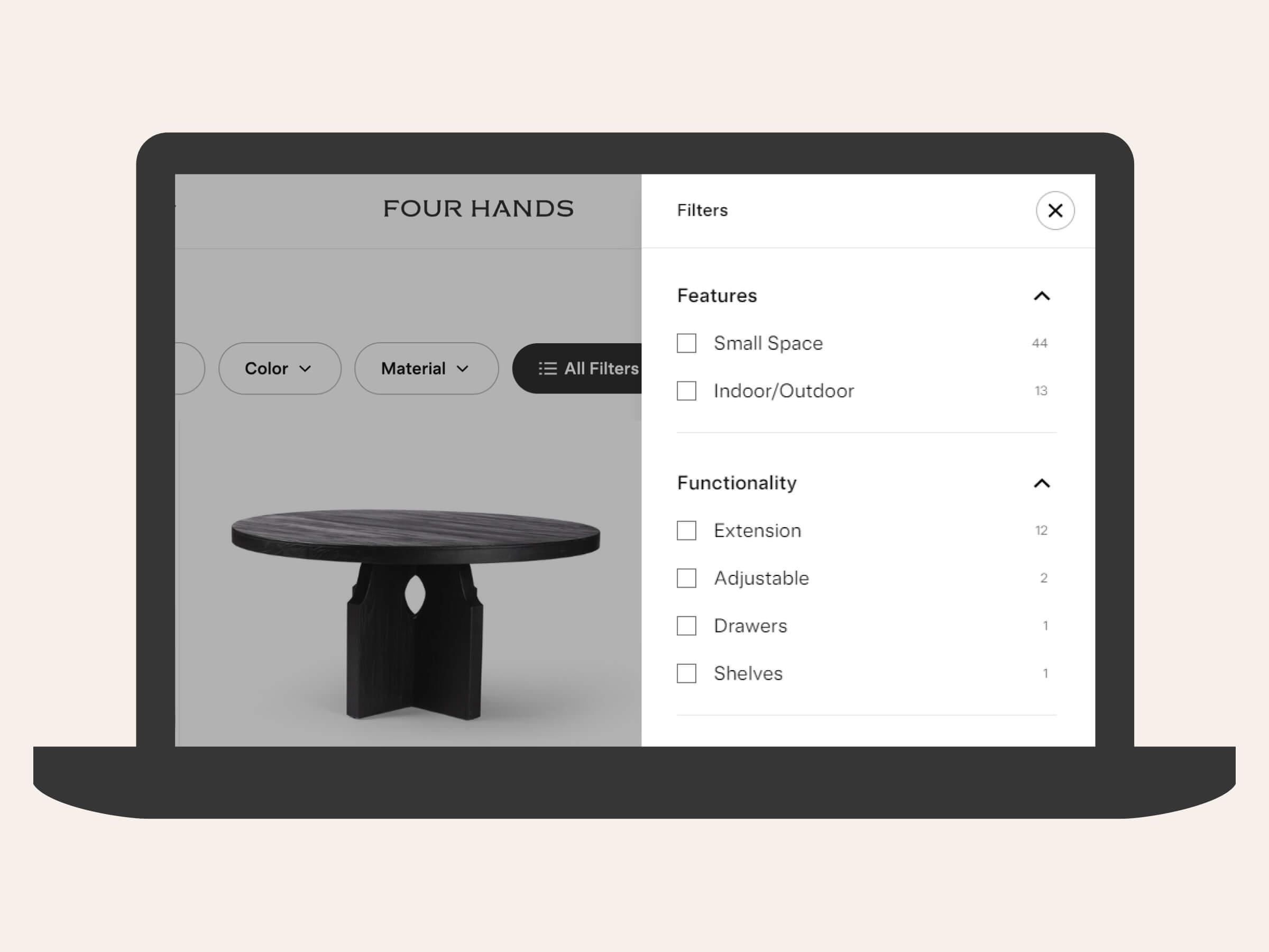 Website Features | Four Hands